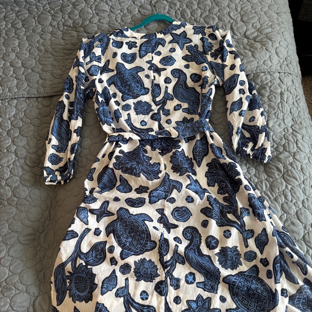 Women's Large H&M Printed Dress NWT - Picture 2 of 8